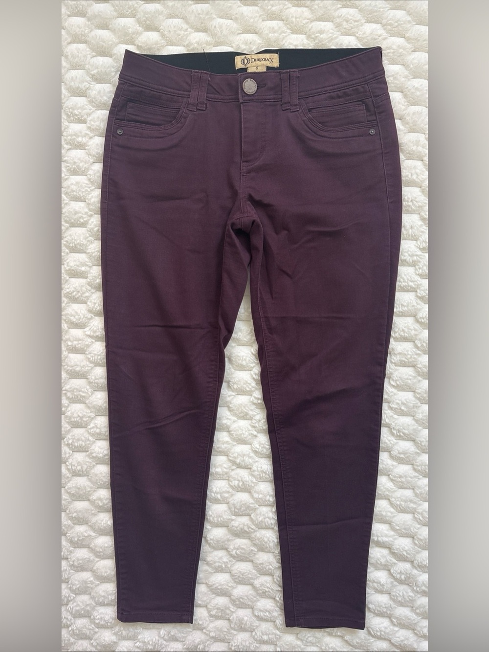 Lot Of 3 DEMOCRACY Ab Technology Skinny Stretch Denim Jeans Women's Size 6 - Picture 2 of 10